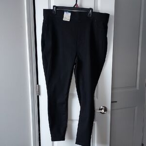 Terra & Sky NBW NWT Black Jeans Leggings 1X